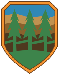 Shoulder patch of the Copper Walls Battalion.