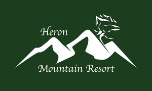 Heron Mountain Resort Corporate Flag - Green variant